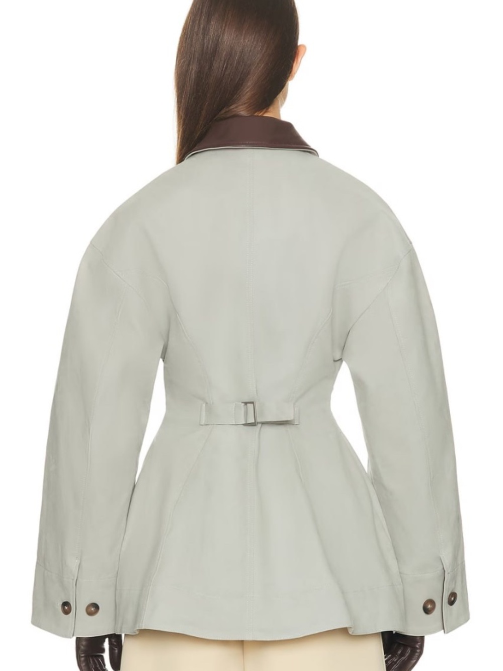 Helsa NWOT The Lady Hunting Jacket With Faux Leather Collar М - Picture 5 of 15